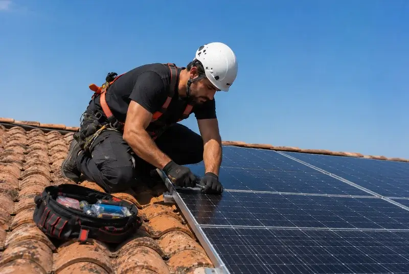 Maintenance et monitoring de panneaux solaires à la Rochelle