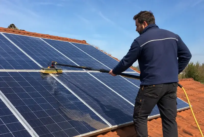 Nettoyage et entretien de panneaux solaires à la Rochelle